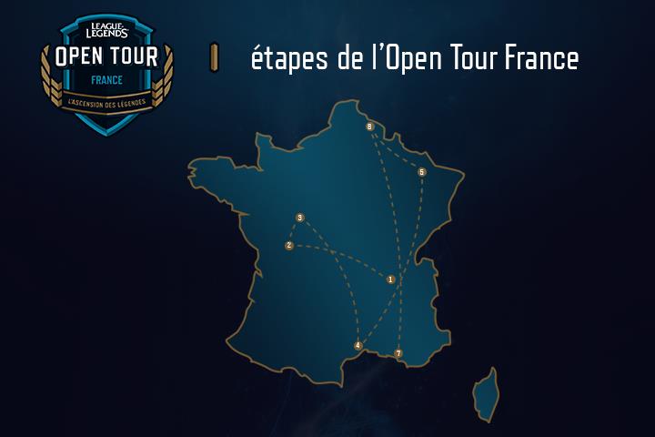 LoL : Open Tour France - Programme, classement et résultats